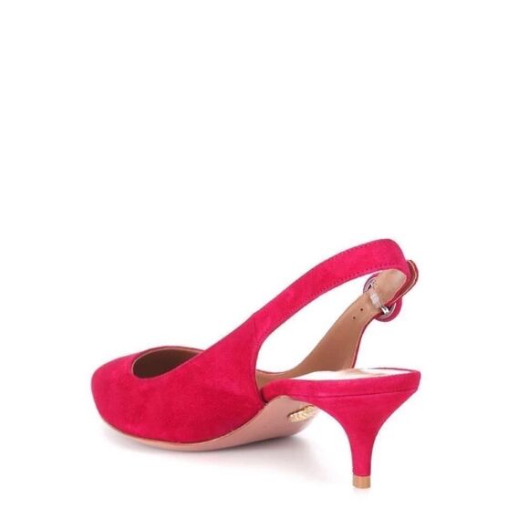 💥 HOST PICK 💥 Aquazzura Cabaret Pink Pure Sling 45 Heels - Picture 3 of 14